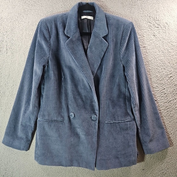 Mango Blue Corduroy Blazer - Picture 5 of 6